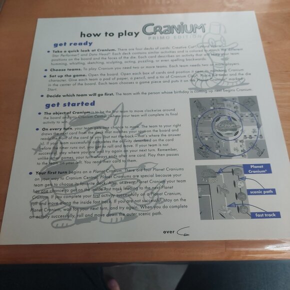 Cranium PRIMO EDITION- Silver Embossed Metal Box Set Board Game - Picture 7 of 10